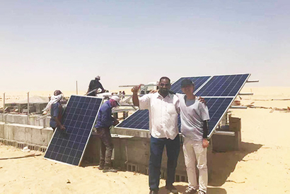 沙特阿拉伯的太阳能泵项目